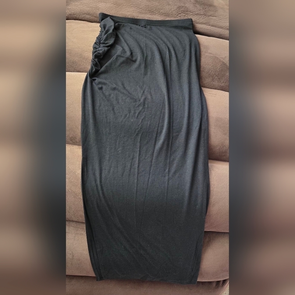 BTFBM Knit Top Split Maxi Skirt Set #1180 - Picture 6 of 14